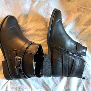 Wanted Black Ankle Boots